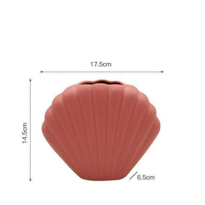 Shell Vase Blackbrdstore