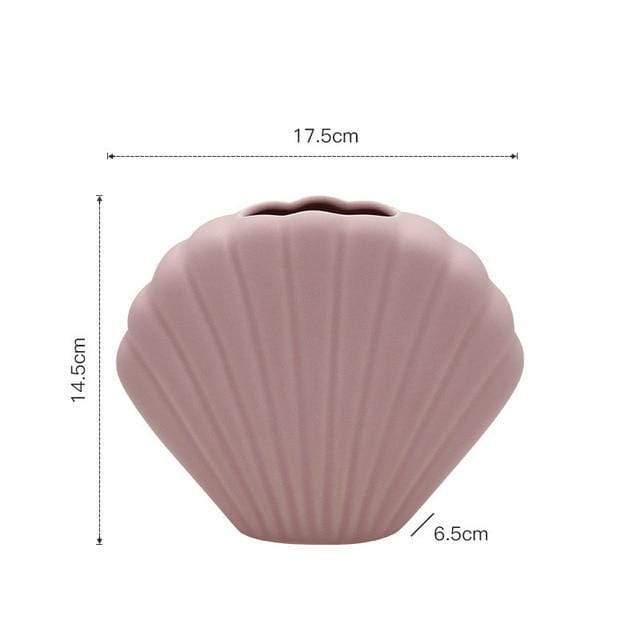 Shell Vase Blackbrdstore