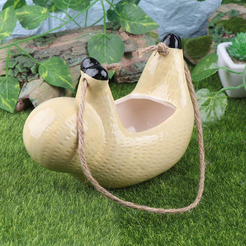 Sloth Flower Pot Blackbrdstore