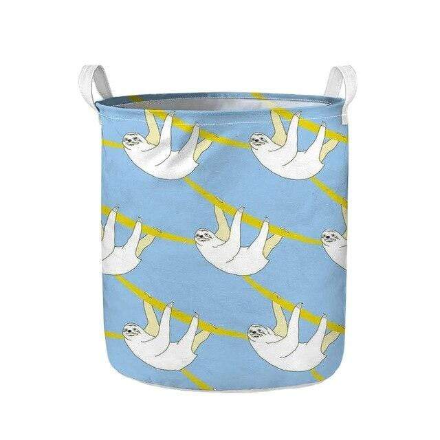 Sloth Laundry Basket Blackbrdstore