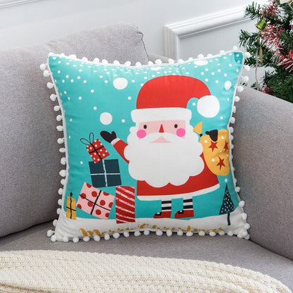 Soft Velvet Christmas Cushion Cover Blackbrdstore