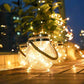 Solar Copper Wire Ball Glass Blackbrdstore