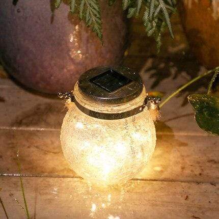 Solar Copper Wire Ball Glass Blackbrdstore