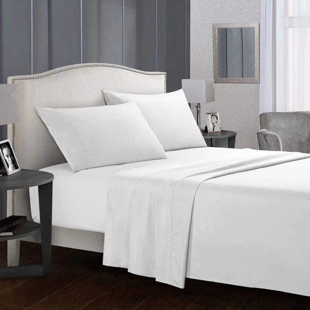 Solid Color Bed Sheet Set Blackbrdstore