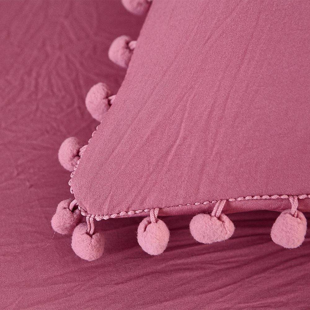 Solid Color Bedding Set Blackbrdstore