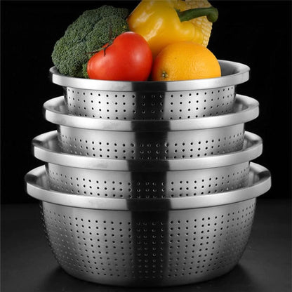 Stainless Steel Colander Blackbrdstore