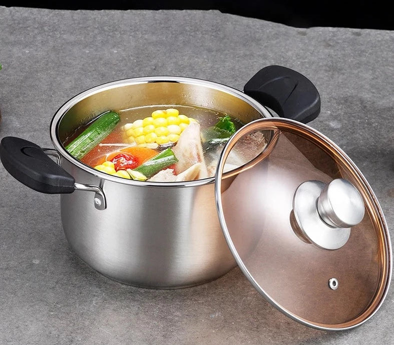 Stainless Steel Double Bottom Pot