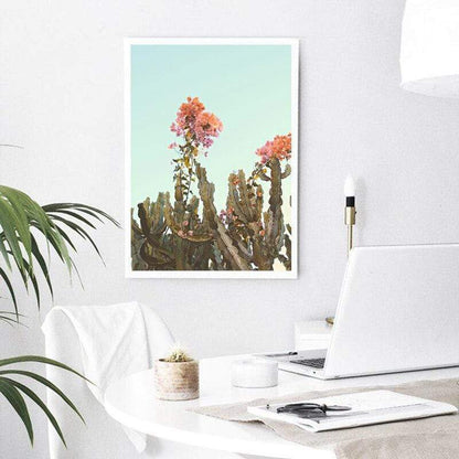 Succulent Plants Canvas Wall Art Blackbrdstore