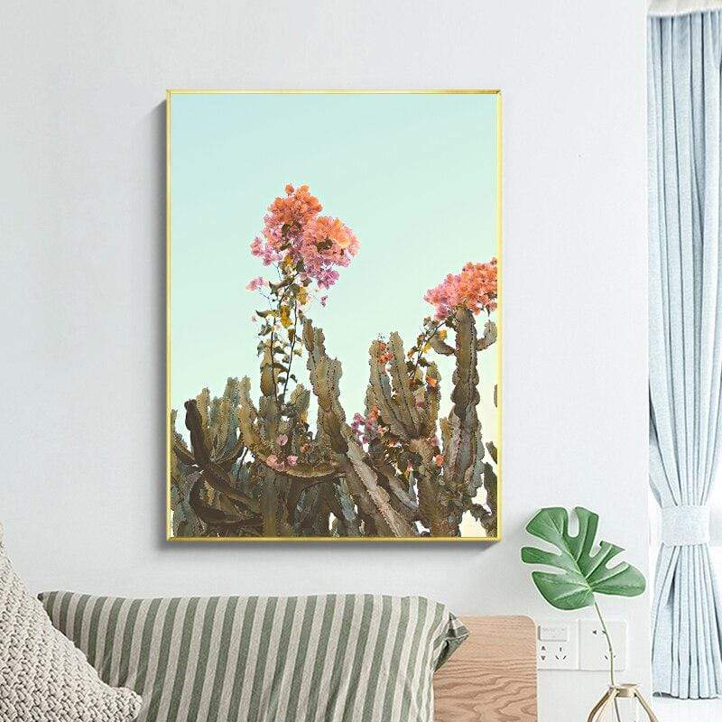 Succulent Plants Canvas Wall Art Blackbrdstore