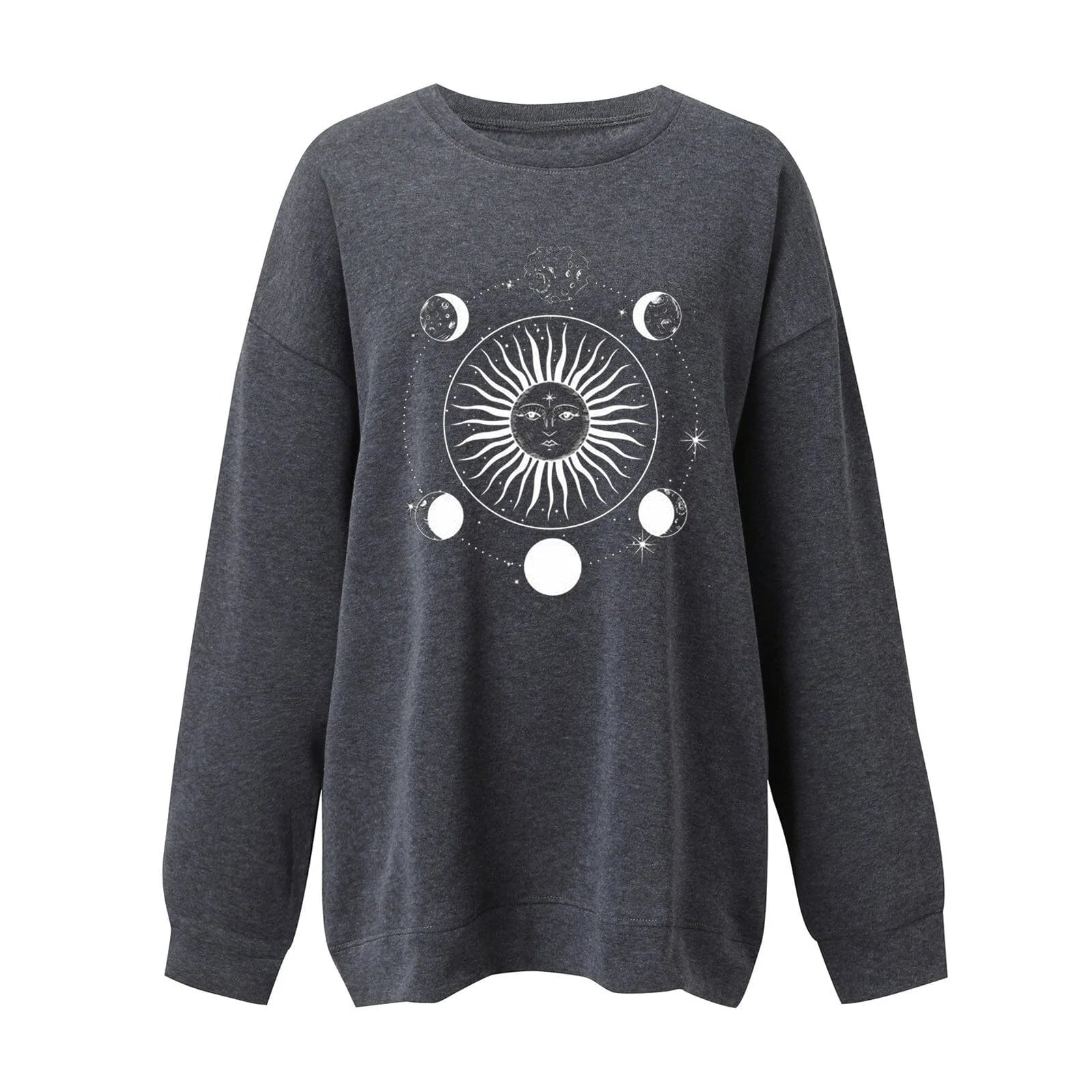Sun Moon Sweatshirt Blackbrdstore