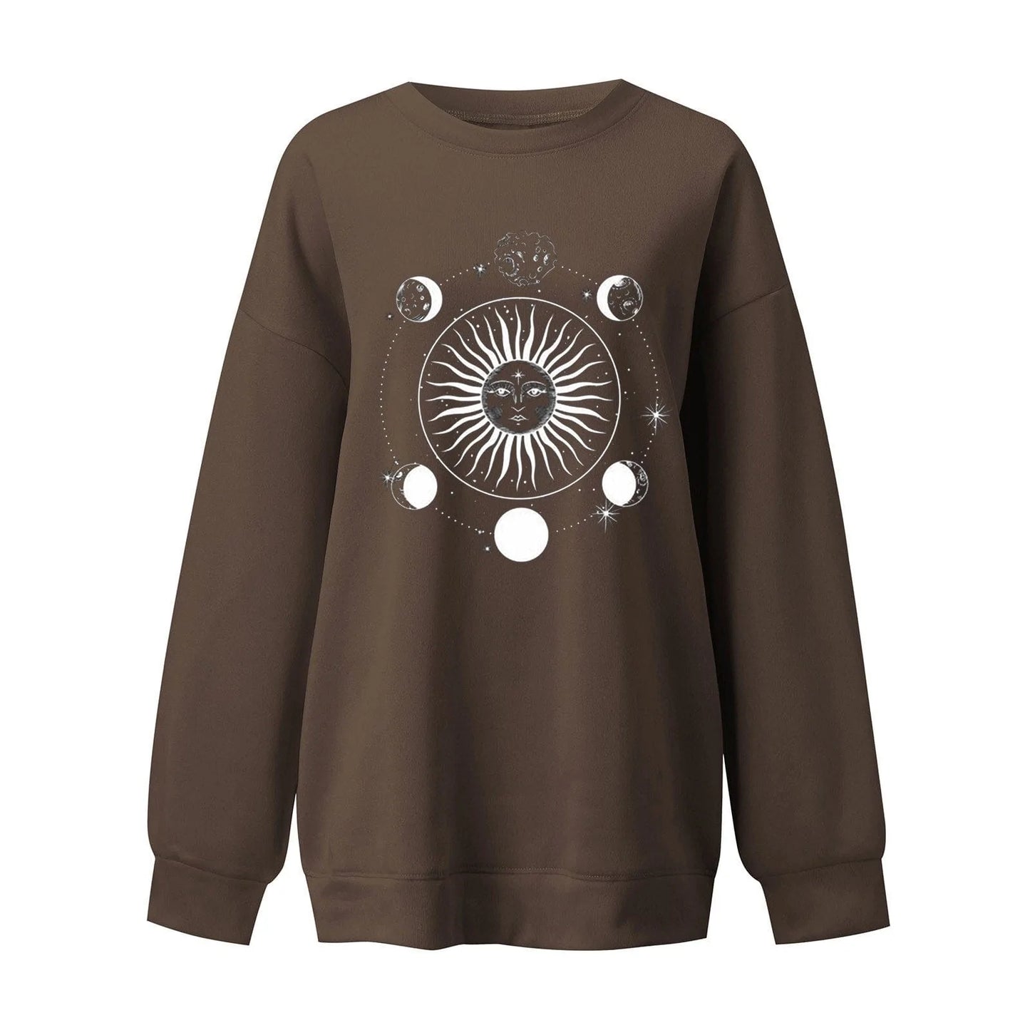 Sun Moon Sweatshirt Blackbrdstore