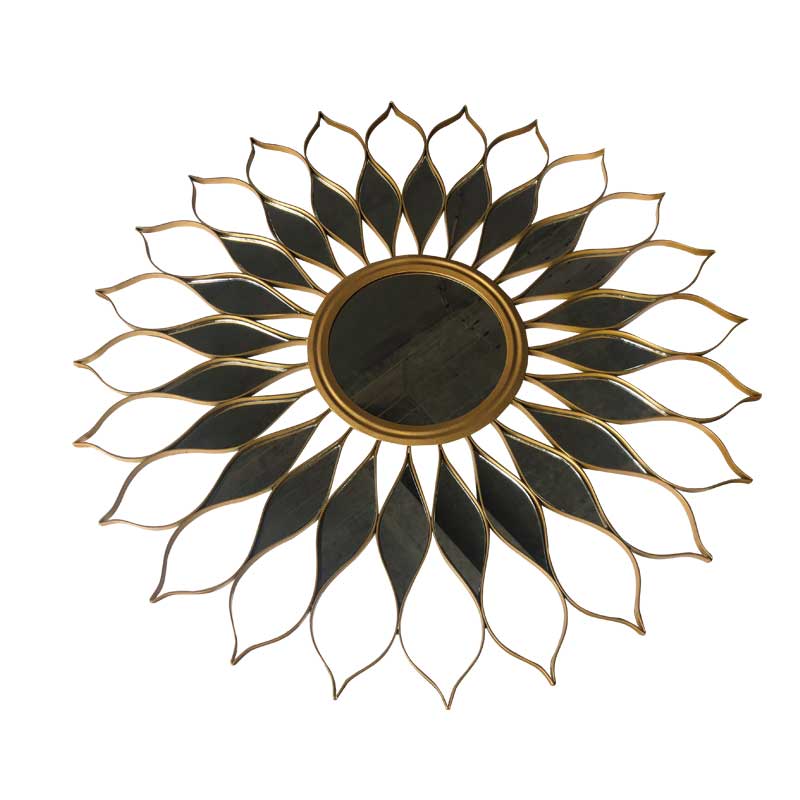 Sunflower Round Mirror Blackbrdstore