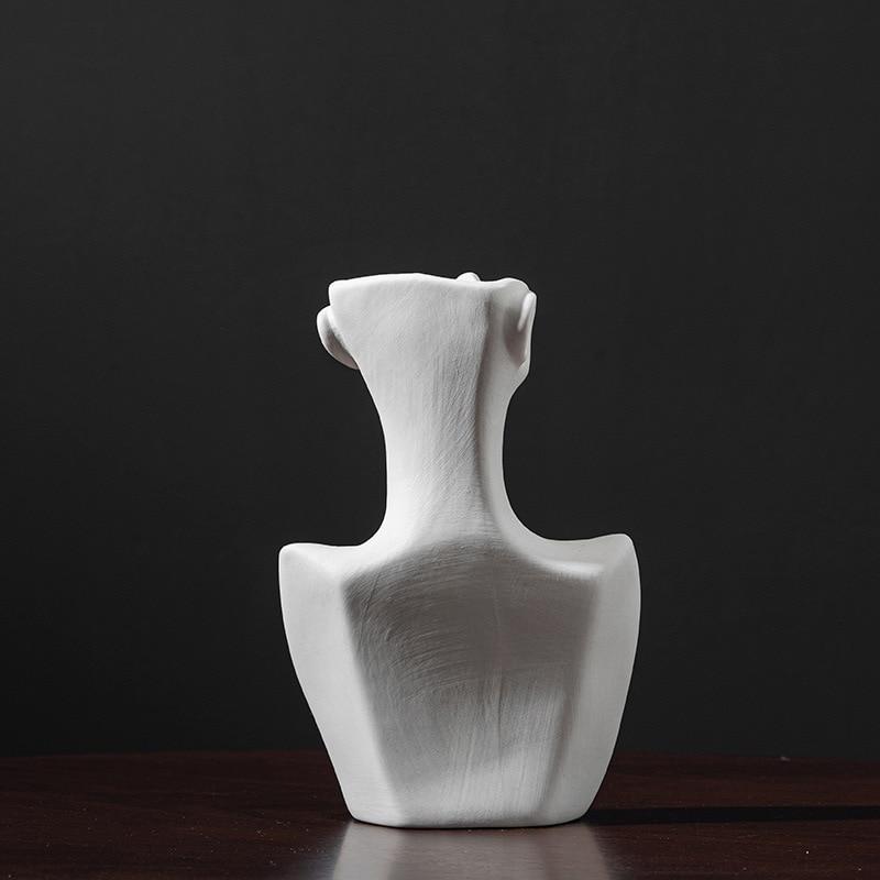 The Lady In White Vase Blackbrdstore