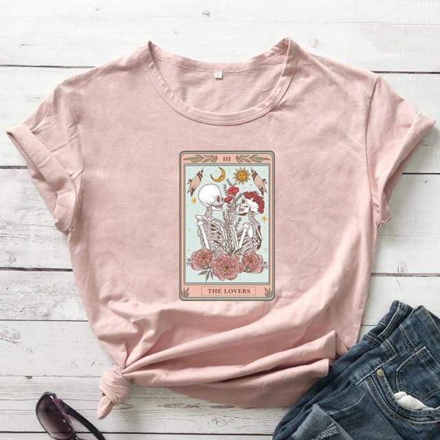 The Lovers Tarot Card Tee Blackbrdstore