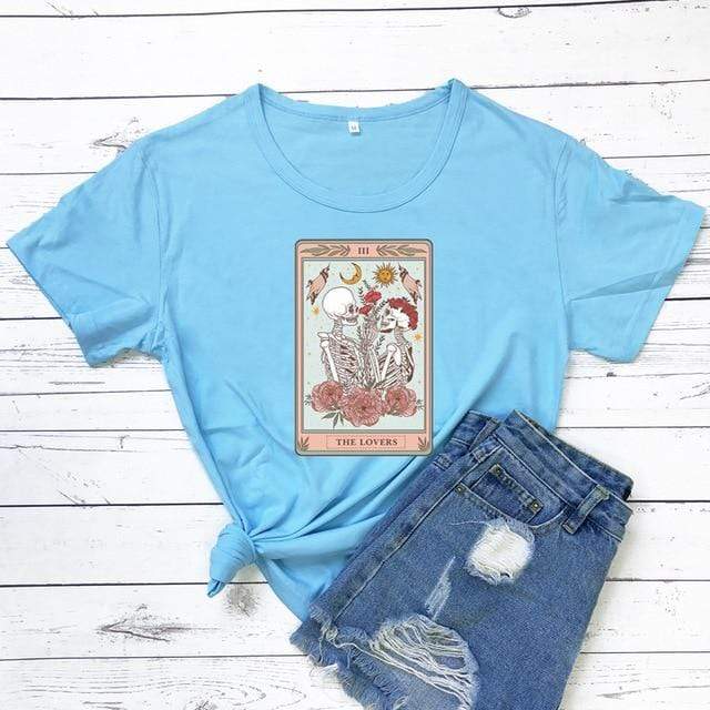 The Lovers Tarot Card Tee Blackbrdstore