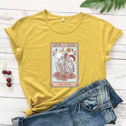 The Lovers Tarot Card Tee Blackbrdstore