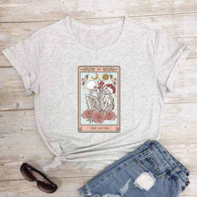 The Lovers Tarot Card Tee Blackbrdstore