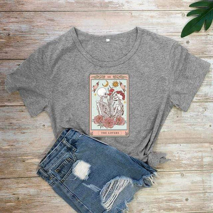 The Lovers Tarot Card Tee Blackbrdstore