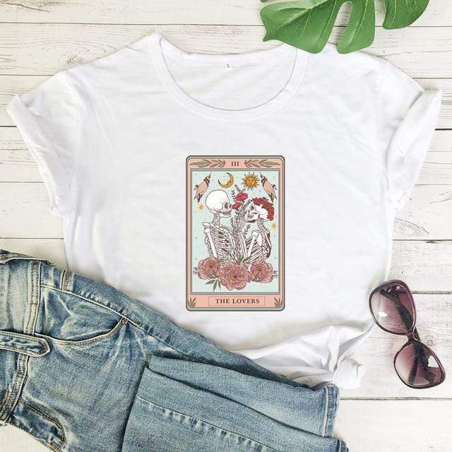 The Lovers Tarot Card Tee Blackbrdstore