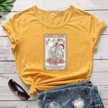 The Lovers Tarot Card Tee Blackbrdstore