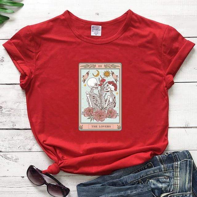 The Lovers Tarot Card Tee Blackbrdstore