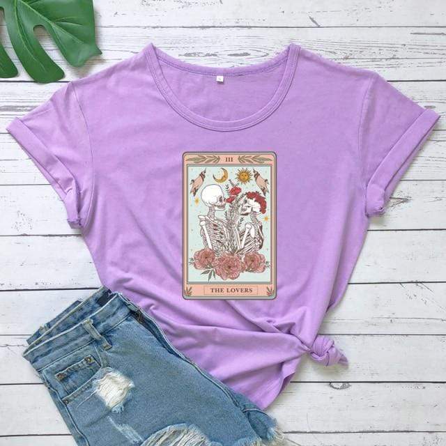 The Lovers Tarot Card Tee Blackbrdstore