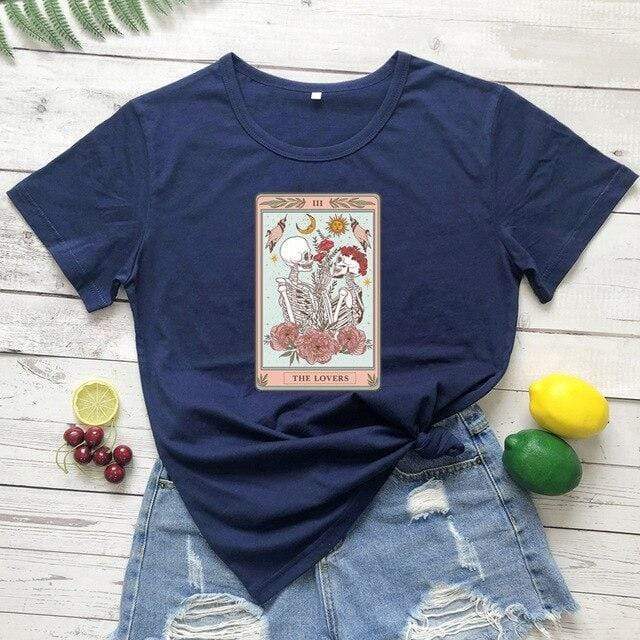The Lovers Tarot Card Tee Blackbrdstore