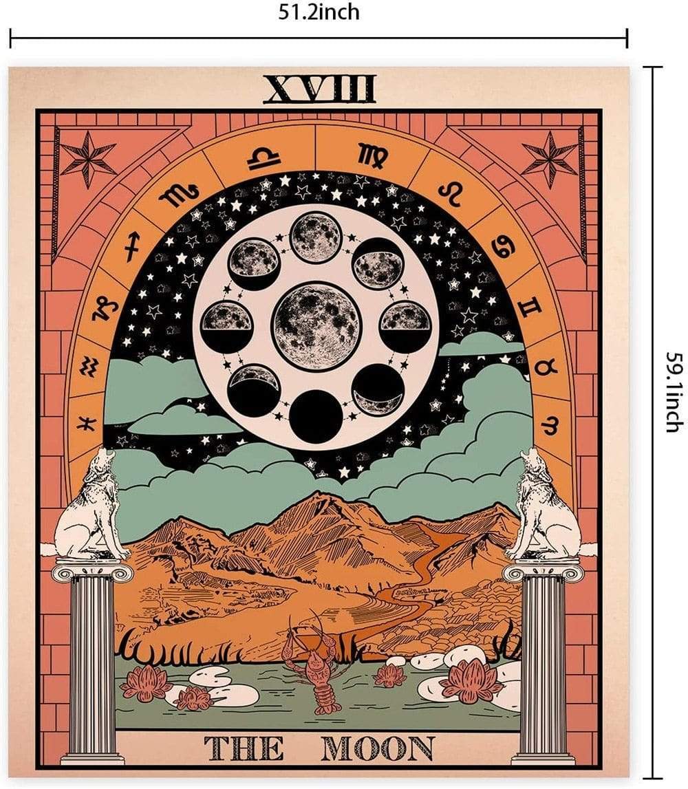 The Moon Tapestry Blackbrdstore