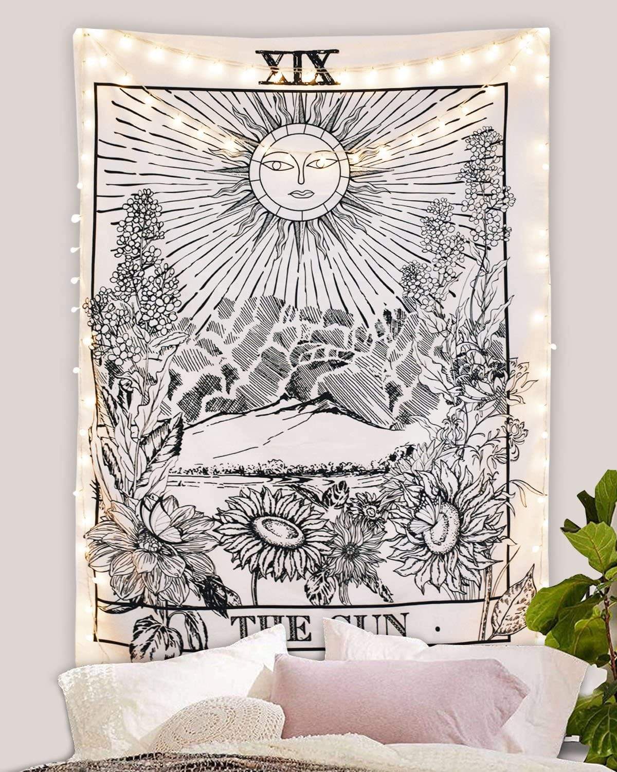 The Sun Tarot Tapestry Blackbrdstore