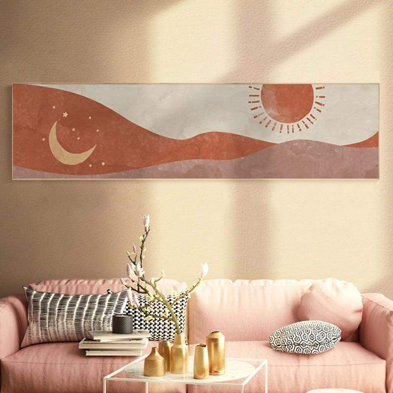 The Sun & The Moon Wall Art Blackbrdstore