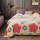 Thin Flannel Floral Blanket Blackbrdstore