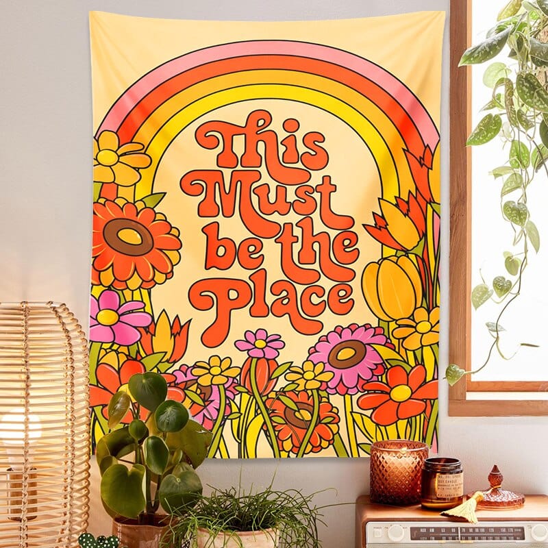 This Must Be The Place 70s tapestry Blackbrdstore