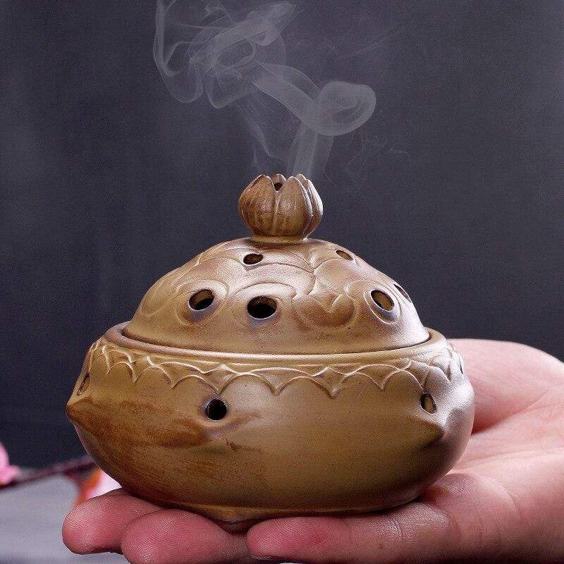 Three-Legged Tripod Incense Burner Blackbrdstore