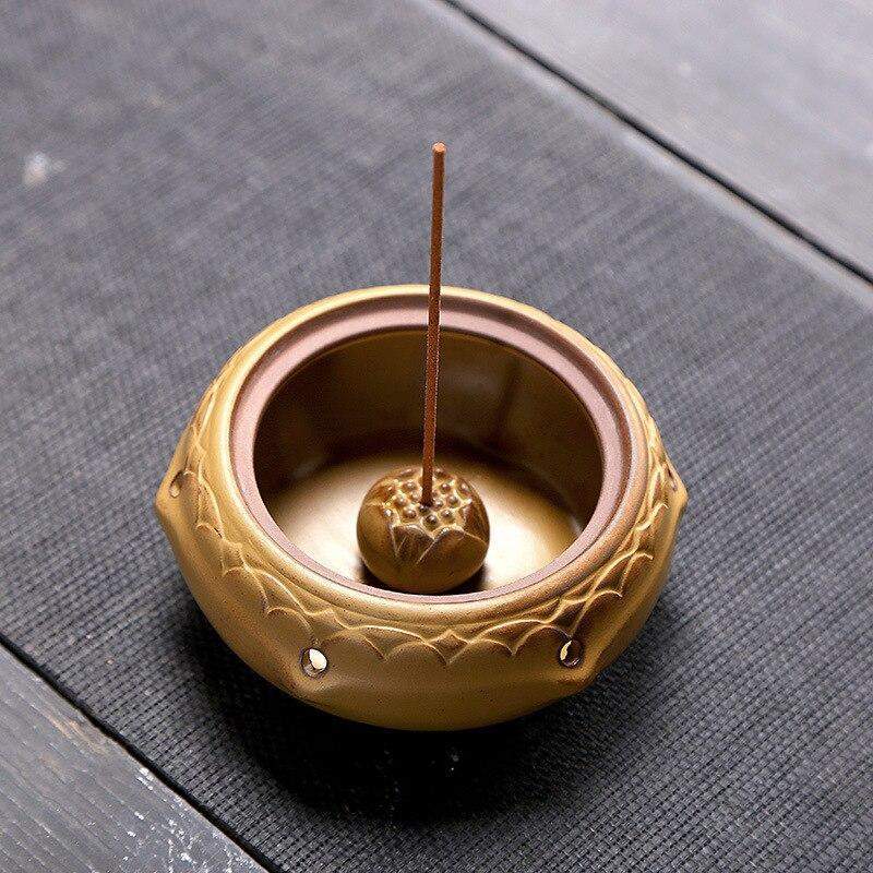 Three-Legged Tripod Incense Burner Blackbrdstore