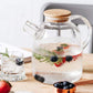 Transparent Borosilicate Glass Teapot Blackbrdstore