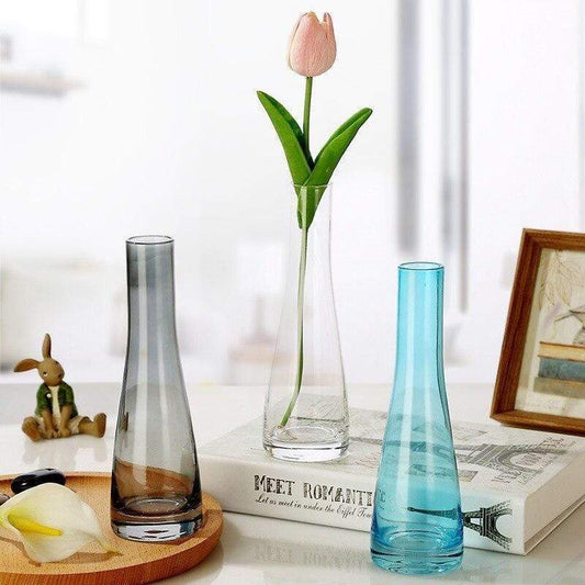 Transparent Glass Vases Blackbrdstore