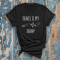 Travel Is My Therapy Graphic Tee Blackbrdstore