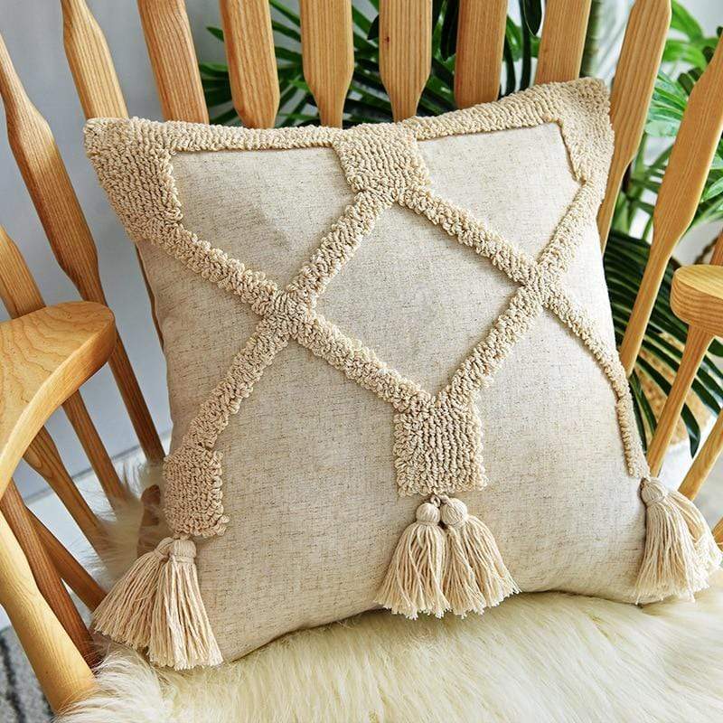 Tufted Boho Pillow Covers Blackbrdstore