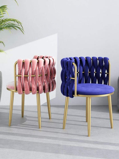 Twist Modern Vanity Chair Blackbrdstore