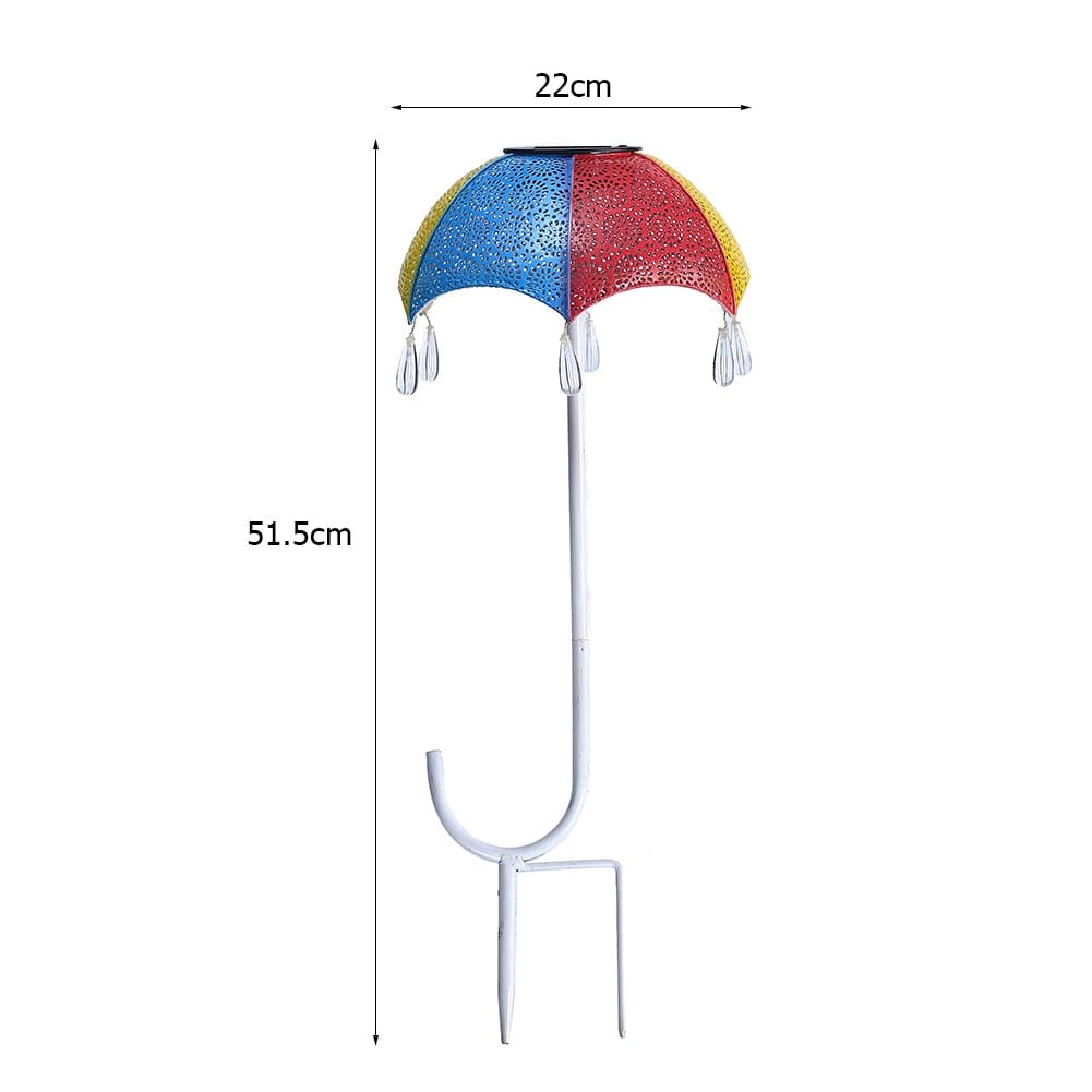 Umbrella Solar Garden Lights Blackbrdstore