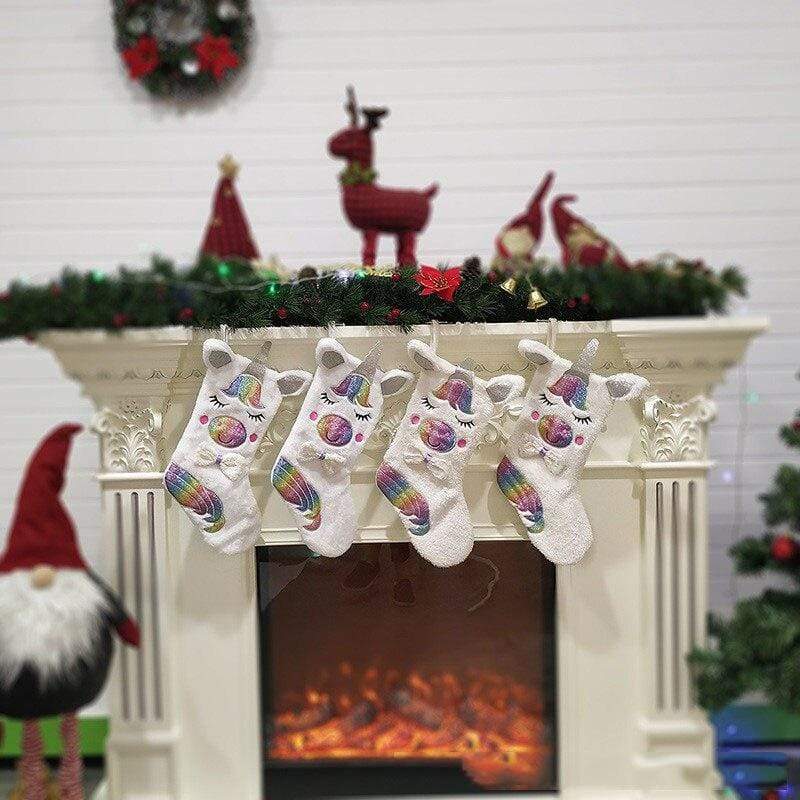 Unicorn Sock Christmas Stocking Blackbrdstore