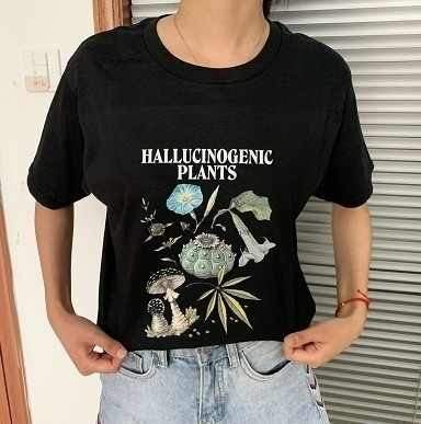 Unisex Hallucinogenic Plants T-Shirt Blackbrdstore