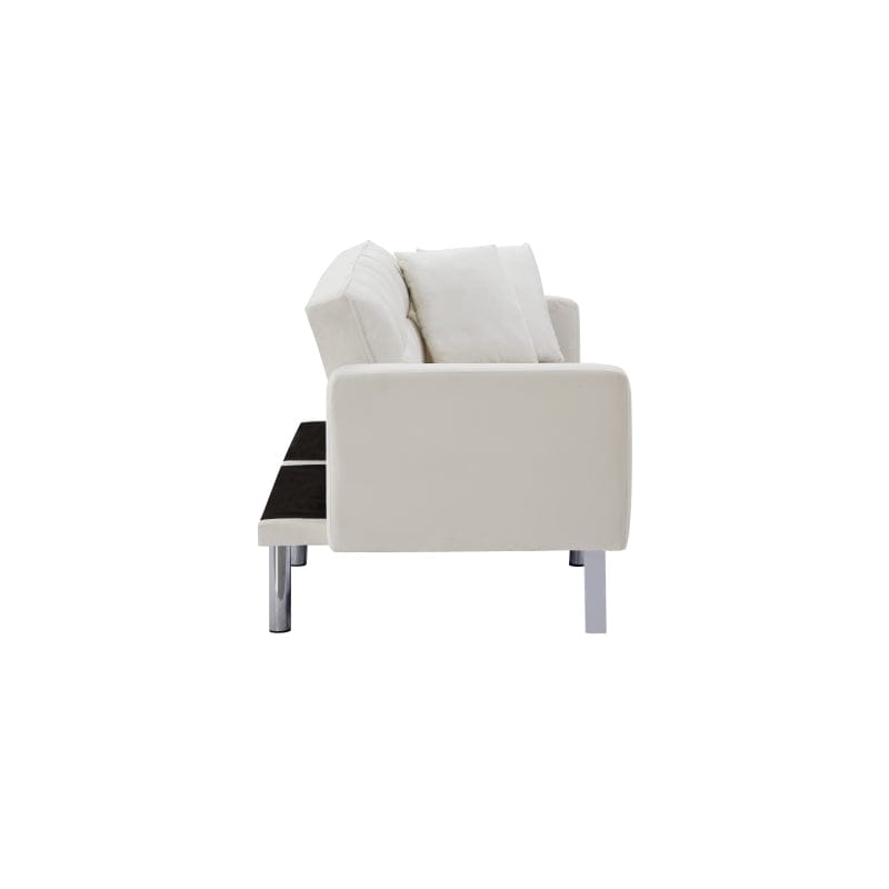 Velvet Sleeper Sofa Couch Blackbrdstore