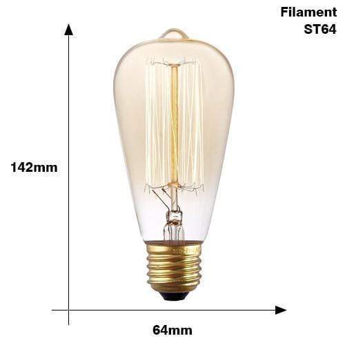 Vintage Ampoule Edison Lamp Blackbrdstore