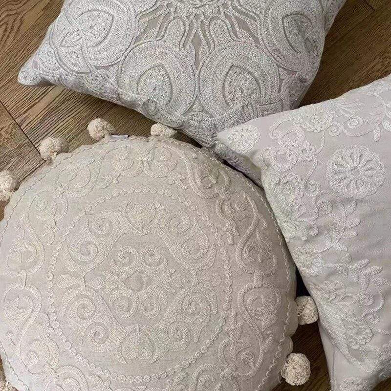 Vintage Embroidered Pillow Covers Blackbrdstore