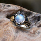 Vintage Moonstone Ring Blackbrdstore
