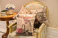 Vintage Retro Flower Throw Pillow Blackbrdstore