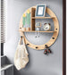 Wall Hanging Hook Storage Shelf Blackbrdstore