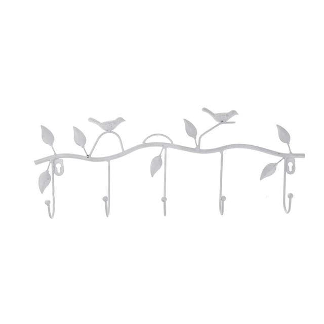 Wall Retro Birds Hook Iron Blackbrdstore