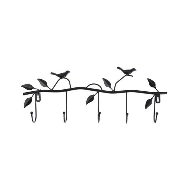 Wall Retro Birds Hook Iron Blackbrdstore